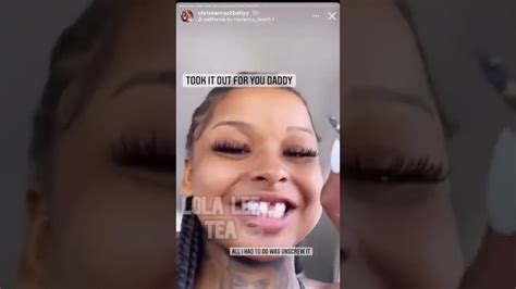 Blueface Makes GF ChriseanRock Pulls Out Tooth To Prove Her。